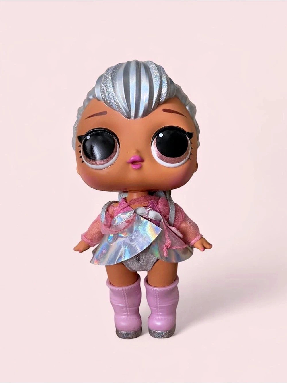 L.O.L. Surprise! Big B.B. Kitty Queen Fashion Doll Pink & Silver 11in